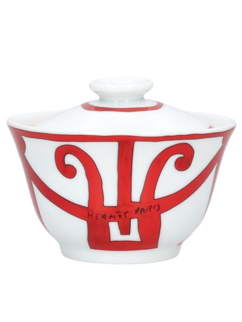 Hermes Guadalquivir All Over Print Tea Cup with Lid Cup & Saucer Tableware